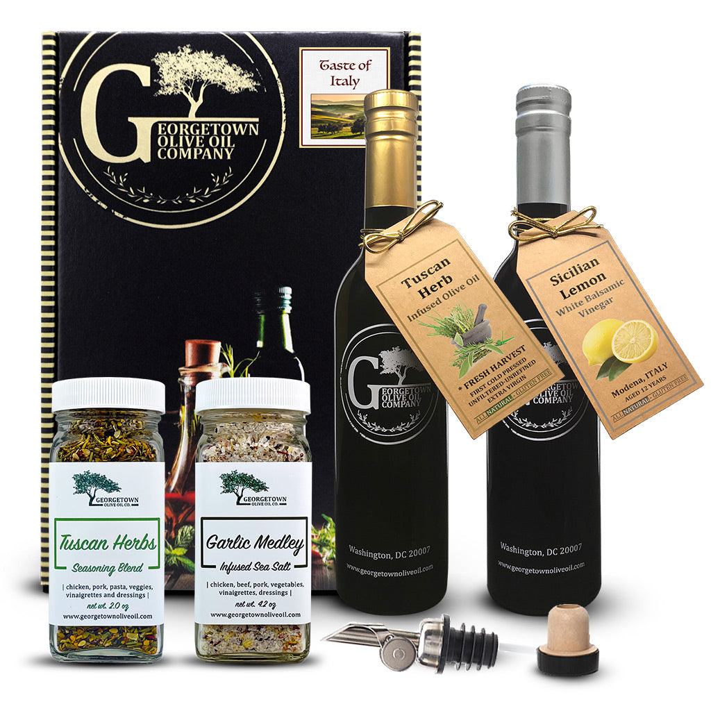 Taste Of Italy Olive Oil And Vinegar Gift Collection – Georgetown Olive ...