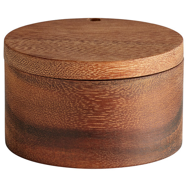 Salt and Seasoning Cellar Box | Handmade Acacia Wood Georgetown Olive Oil Co.