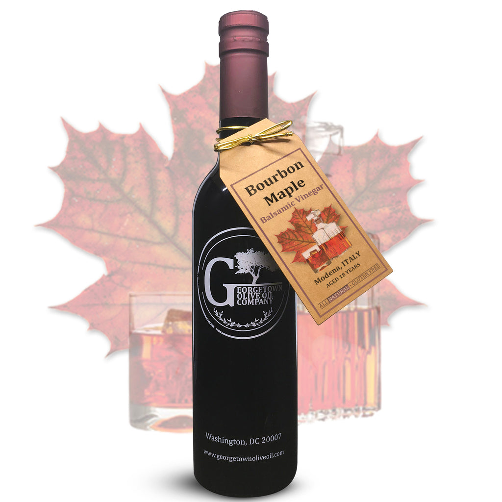 BOURBON MAPLE Balsamic Vinegar | Barrel Aged, Modena Italy Georgetown Olive Oil Co.