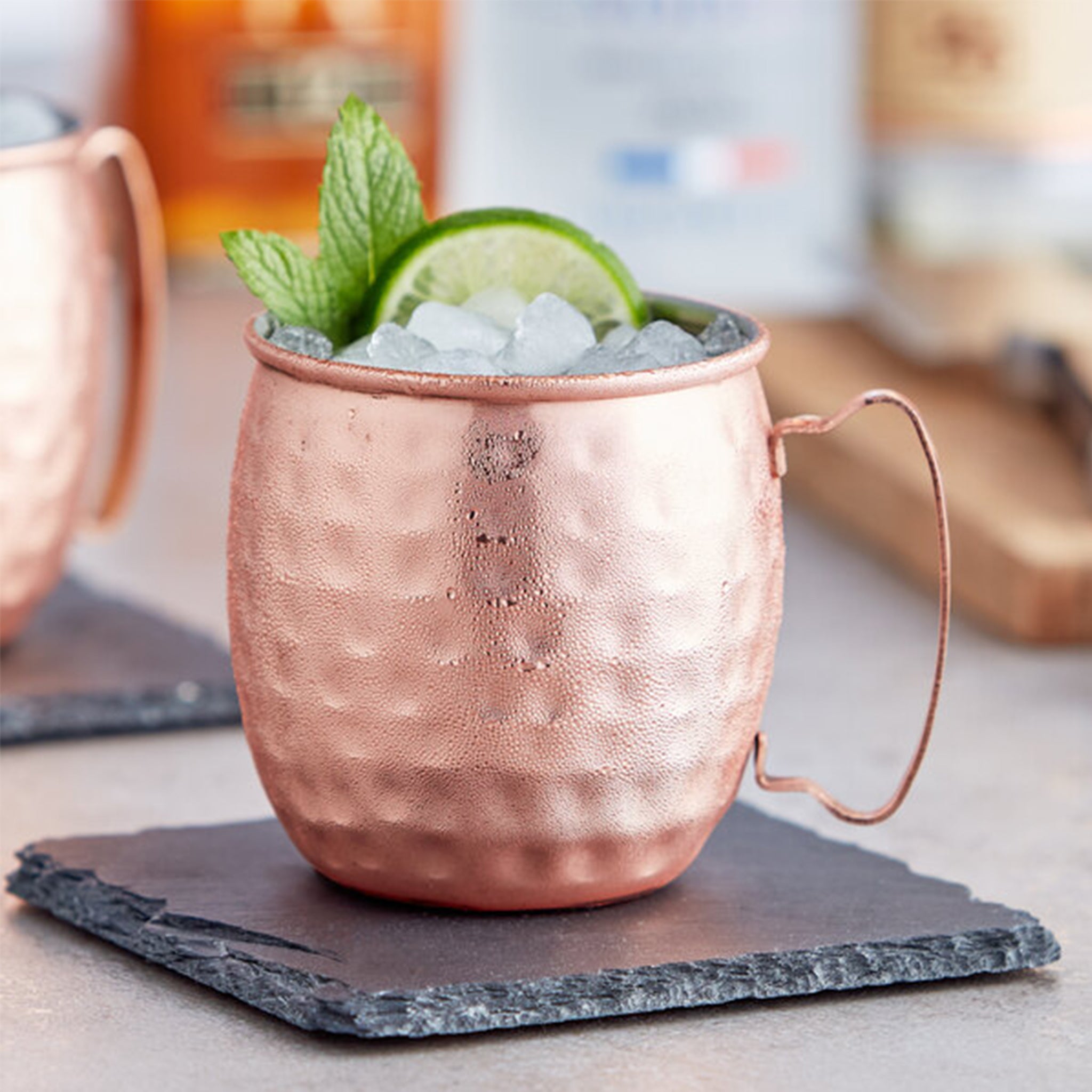 Copper Moscow Mule Mug - Hammered