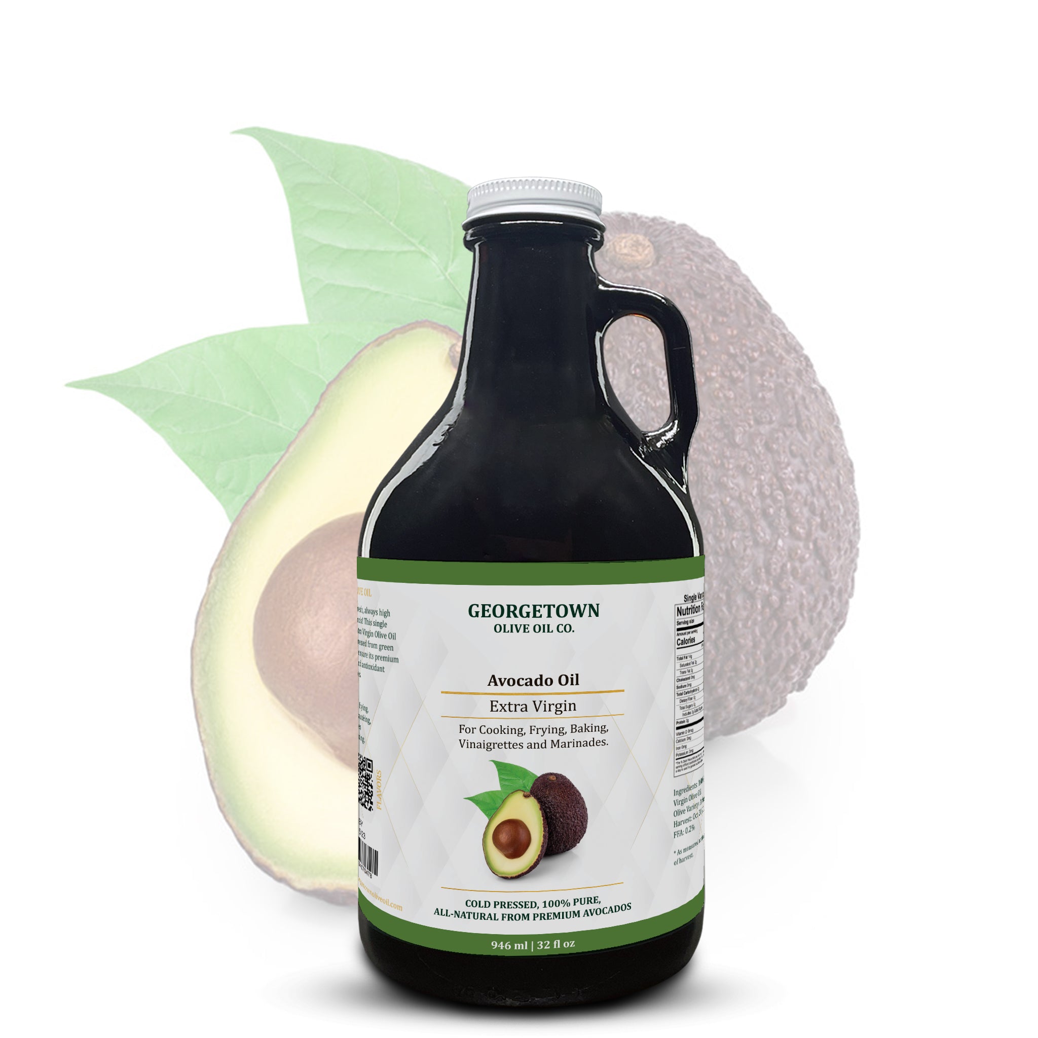 Avocado Oil - Extra Virgin, 100% Pure for Cooking