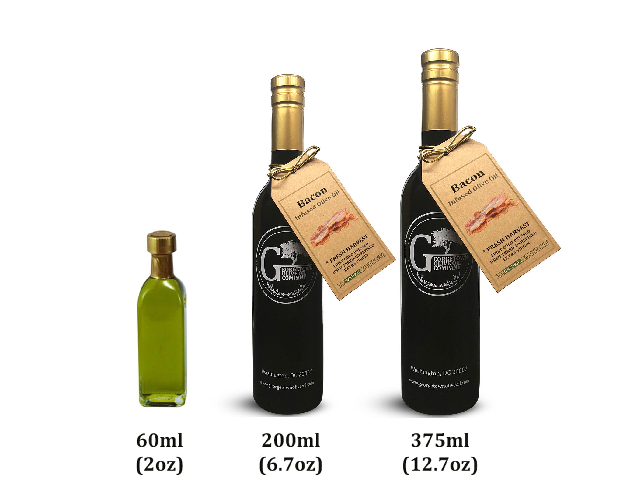 Bulk Mini Olive Oil Bottles For Favors & Samples, 60ml